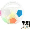 thumbnail image 1 of Gentle Dog Calming Ball - Anti-Stress Interactive Dog Toy with Handle, Suitable for Small, Medium & Large Dogs (White), 1 of 7
