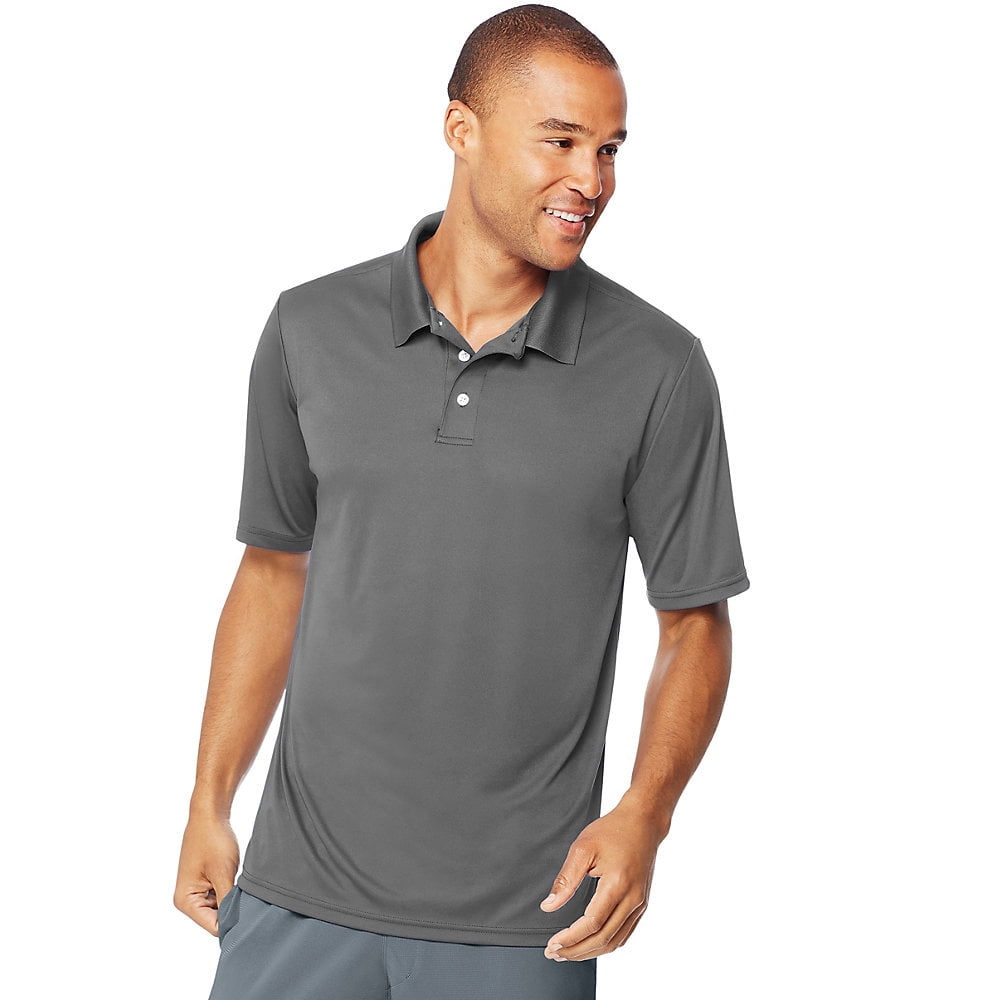 hanes cool dri polo