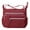 Wine, variant on zttd women shoulder handbag roomy multiple pockets bag ladies crossbody purse fashion tote top handle satchel a