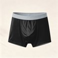thumbnail image 3 of IAJDKMEK Men's Boxer Briefs - Breathable Underwear for Men, Soft Stretch Mens Underwear, All-Day Boxer Briefs for Comfort and Support,Black L, 3 of 7