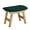 Natural Legs - Green Stool Surface, variant on Foot Stool Ottoman Foot Rest Under Desk,Small Stool for Living Room, Bedroom and Kitchen (Natural Legs - Green Stool Surface)