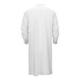 thumbnail image 5 of Mens Solid Color Thobe, Traditional Design, Comfortable & Breathable, Suitable for Cultural Events, Religious Gatherings, and Daily Wear, 5 of 6