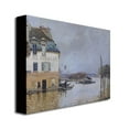 thumbnail image 3 of Trademark Fine Art "The Flood At Port Marly" Canvas Wall Art by Alfred Sisley, 3 of 3