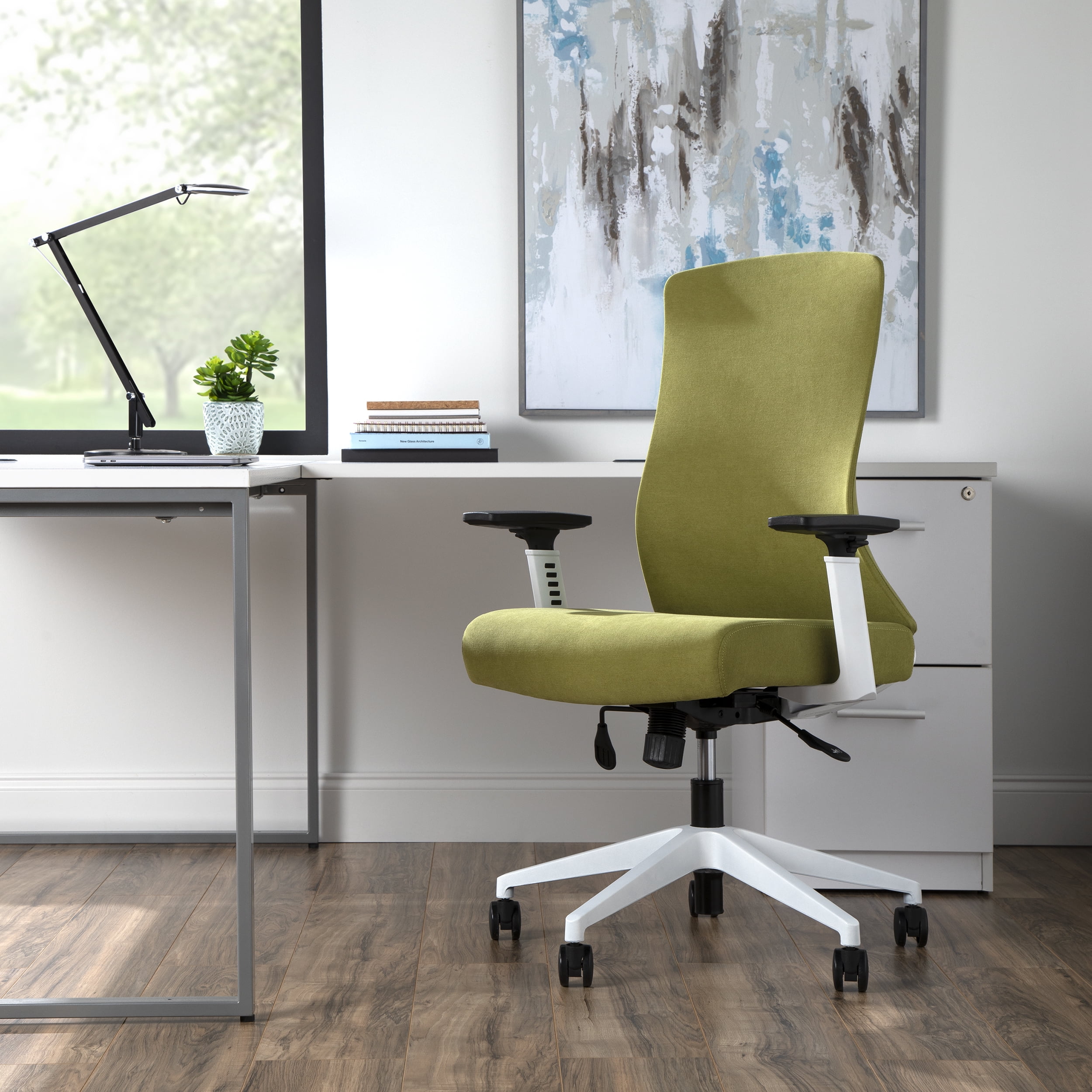 HON Basyx Commercial-Grade Hive Designer Task Chair, Moss Green (BSX144VA84W)