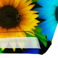 thumbnail image 5 of CLOOCL Women Plus Size T-Shirt Watercolor Sunflower Printed Blouse Short Sleeve Cozy Tops, 5 of 6