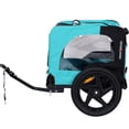thumbnail image 5 of Maritcute Bike Dog Trailer, Small & Medium Sized Dogs Bicycle Carrier With Anti Slip Floor, Internal Belts, 16 Inch Wheels, Trailer Pull Rods And Hooks For Walking, 5 of 9