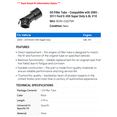 thumbnail image 2 of Oil Filler Tube - Compatible with 2005 - 2011 Ford E-450 Super Duty 6.8L V10 2006 2007 2008 2009 2010, 2 of 2