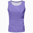 thumbnail image 6 of NOLDARES Mens Tank Tops Casual Summer Beach Vacation Hawaiian Style Muscle Gym Sleeveless Tee Shirts(Purple,4XL), 6 of 8