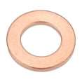 thumbnail image 1 of Uxcell M8x14x1.5mm Flat Washers, 25PCS Copper Automotive Drain Plug Gaskets, Purple, 1 of 7