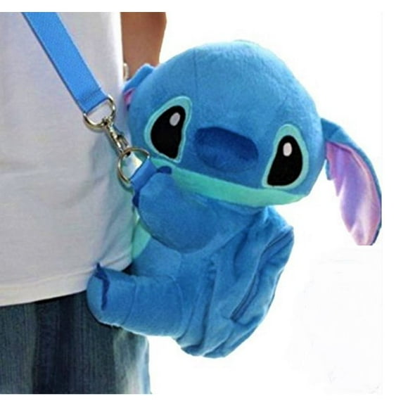 Gery Lilo & Stitch Bag Stuffed Dolls Pink Blue Stitch Angel Bag Plush Toys Pendant Hot Models Cute Kids Christmas Teddy Bear Toy