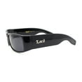 thumbnail image 3 of Locs Gangster All Black Classic Rectangular Cholo Sunglasses, 3 of 4