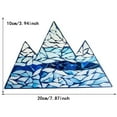 Home Decor Glass Mountain Fish Crow Sunflower Bear Tabletop Decor Funny