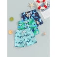 thumbnail image 7 of Mevireiy Toddler Boys Swim Trunks Hawaiian Summer Beach Board Shorts Swimming Shorts,Blue,12-18 Months, 7 of 7
