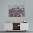 thumbnail image 2 of Lavenders Field in the Country Side Under A Sunny Sky, Premium Gallery Wrapped Canvas Wall Art Decor 12x18 Inch, 2 of 4