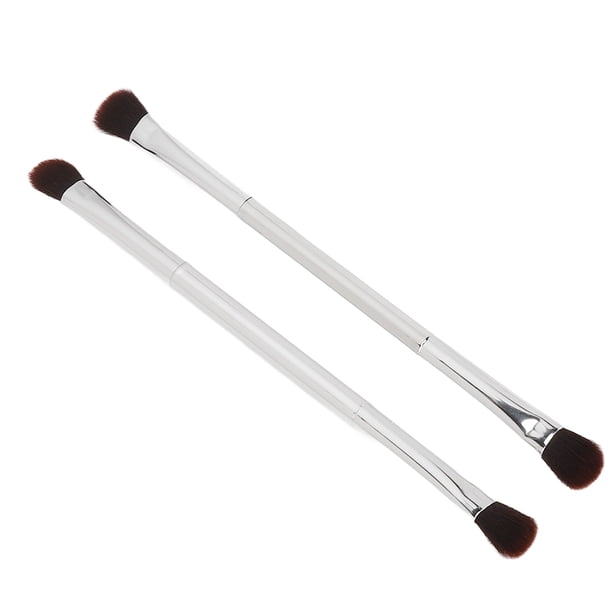 Brocha para maquillaje de ojos BuyWeek 2 piezas doble punta Construcción resistente
