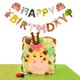 thumbnail image 5 of Banner de cumpleaños Ai Party, decoración con temática de animales de granja, 5 of 6