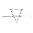 thumbnail image 1 of Rack Deep Fryer Oil Filter Stand 9.3 Inch 304 Stainless Steel Fryer Oil Filter Cone Holder Rack with Folding Arm for Kitchens, 1 of 7