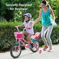 thumbnail image 4 of Gymax Vélo pour Enfants de 14 Pouces avec Chaise pour Poupée et Panier Vélo pour Enfants avec Roues Stabilisatrices Rose, 4 of 10