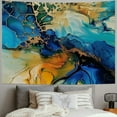 thumbnail image 2 of BCIIG Liquid Pouring Tapestry Wall Hanging Unique Style Graphic Tapestries Home Wall Decor Art for Living Room Bedroom Apartment Farmhouse Dorm 40x30inch, 2 of 6