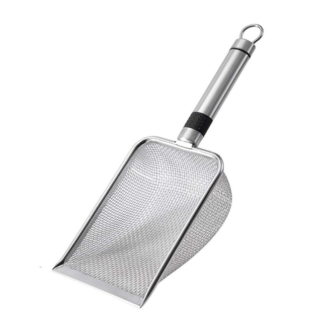 Caja de arena er Pet Sift Cleaner er Herramienta de limpieza duradera e Sand 43 mm x 43 mm jinwen Recogedor de arena para gatos