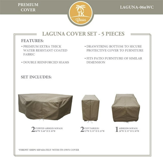 Ensemble de Housses de Protection LAGUNA-06n