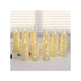 thumbnail image 3 of 9/12 Sets Flameless LED Electronic Candles - Embedded Star String Lights, Acrylic Column Candles with Remote - for Home, Halloween, Christmas Decoration & Gifts, Atmosphere-Creating, 3 of 6