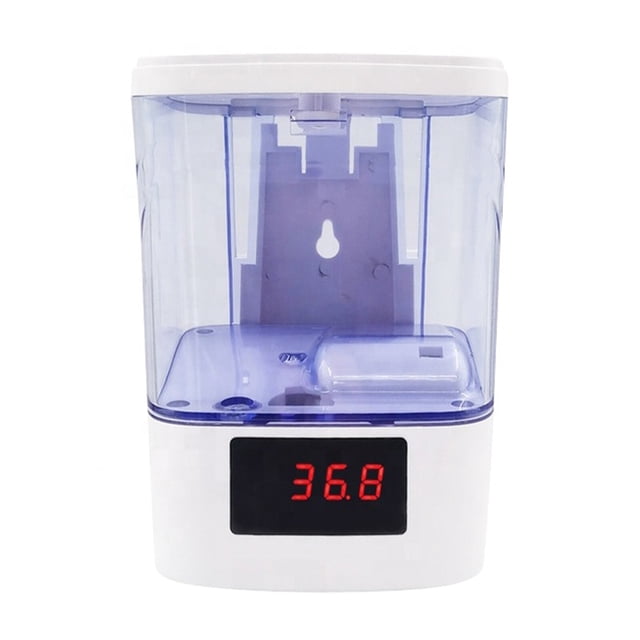 Mistaha Soap Dispenser with Thermometer Automatic Hand Dispenser with Thermometer Touchless Automatic Soap Dispenser Wall Mounted Infrared Thermometer