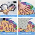 thumbnail image 4 of TIELUTT 2026 Easter Bunny Shaped Welcome Mat Absorbent Non and Durable Easter Mat Leather Throw Blanket Soft Blanket Fall Blankets and Throws Large Throw Blanket for Couch Area Rugs 8x5, 4 of 7