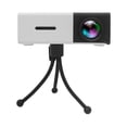 thumbnail image 2 of Proyector pequeño HD en Color Real, proyector LED portátil de cine en casa para teléfono móvil, enchufe CN, CA 220V, negro y blanco, 2 of 5