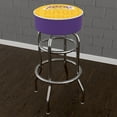 thumbnail image 4 of Trademark Gameroom Los Angeles Lakers City Bar Stool with Padded Seat, 4 of 5