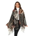 thumbnail image 6 of Leopard Cheetah Flowers Winter Scarf for Women Fashion Warm Long Soft Blanket Scarves Gifts, 6 of 10