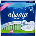 thumbnail image 3 of Always Maxi Size 2 Long Super Pads with Wings, Unscented, 45 Count, 3 of 3