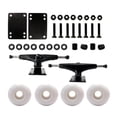 thumbnail image 1 of LOVIVER Professional Skateboards Accessories Longboard Wheels Riser Pads Spacers Outdoor White wheels, 1 of 8