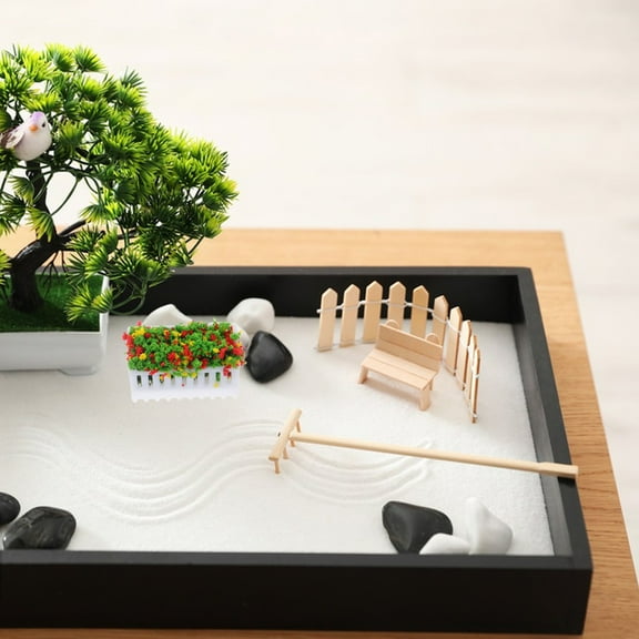 FESTFENDS Miniature Landscape Decoration Resin 3Pcs 1In X 0.6In X 0.5In