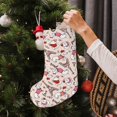 thumbnail image 5 of Sikiie Dachshund And Eiffel Tower Christmas Stockings,18 Inches Christmas Stockings Xmas Hanging Stockings for Family Christmas Decorations & Gifts, 5 of 7