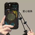 thumbnail image 1 of Transparente Tulip Flor Flip Espejo Plegable Soporte Carcasa Para huawei Y9S Y9 Prime 2019 Honor X10 X7 30 30S Lite Nova 5T 6SE 7i 9SE 10 PRO Love Heart Cadena De Muñeca A Prueba De Golpes Funda Para, 1 of 3