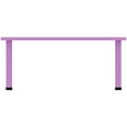 thumbnail image 4 of 2xhome - Kids Table Height Adjustable 18.25 inches to 19.25 inches - Square Shaped Plastic Activity Table with Metal Legs for Preschool School Learn Play 24” x 24” - Purple, Set of 1, 1 piece, 4 of 4