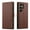 Brown, variant on Multifunctional Magnetic Flip Leather wallet Phone Case Samsung S25 Edge 25 Ultra S24 Plus S23 FE S22 S21 A17 5G A36 A56 A16 A55 A54 A53 A52 A35 A34 A15 A14 S24Ultra Card Slots Cover