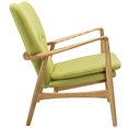 thumbnail image 2 of Accent Chair, Green, Fabric, Wood, Mid Century Living Lounge Cafe Lobby Hospitality Restaurant, Modern Contemporary HB32594, 2 of 4