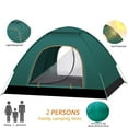 thumbnail image 2 of 2-3 Person Lightweight Waterproof Dome Tent for Camping, Hiking & Backpacking - Easy Setup, Spacious & Portable, 2 of 7