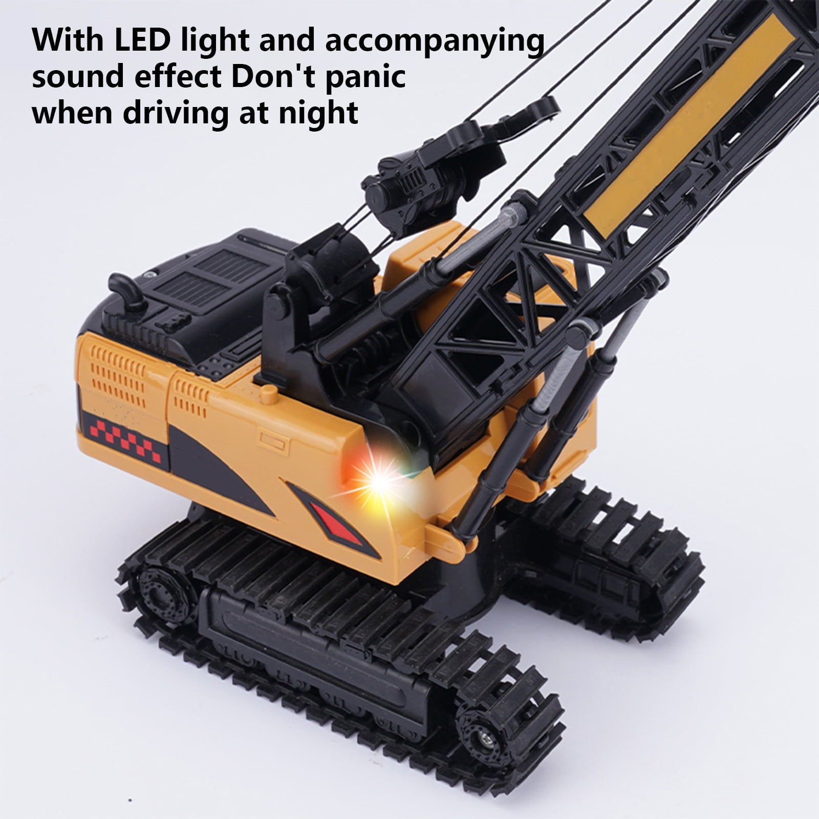 TERGAYEE Tower Crawler Crane Remote Control Car, Engineering Toys Construction Vehicle Toys, Toys for Ages 5-7 Suitable as Christmas Gifts Birthday Gifts