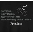 thumbnail image 2 of Eggspenisve Eggs Priceless Crew Neck Short Sleeve Men's Black T-shirt-XL, 2 of 4