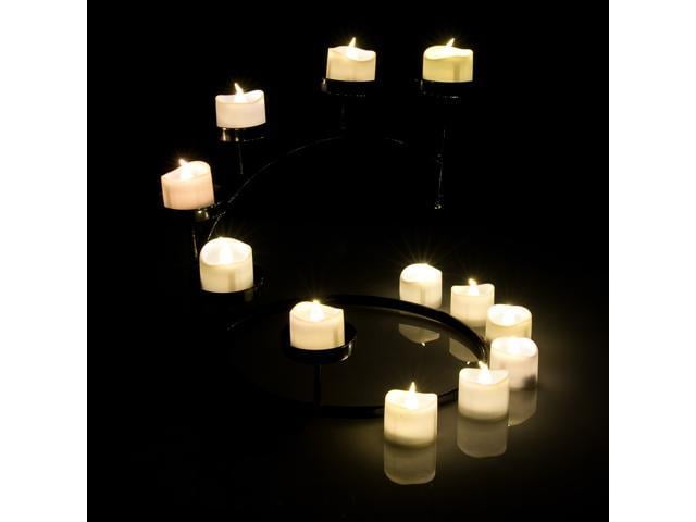 24 PCS Flameless Votive Candles Battery Operated LED Tea Light Warm Color