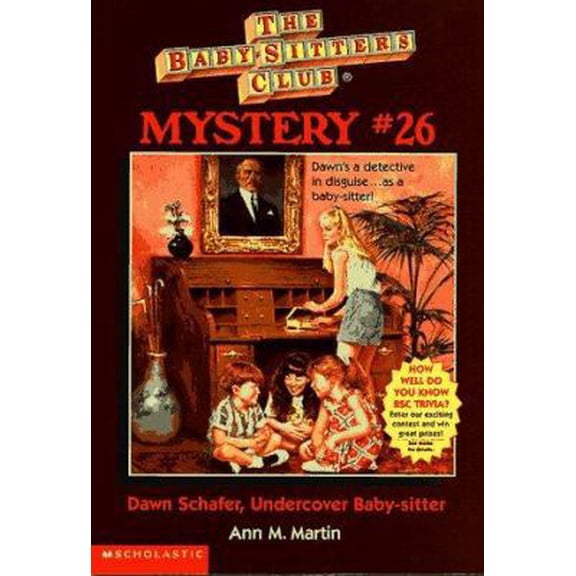 Pre-Owned Dawn Schafer, Undercover Baby-Sitter (Baby-sitters Club Mystery) (Paperback) 0590228706 9780590228701