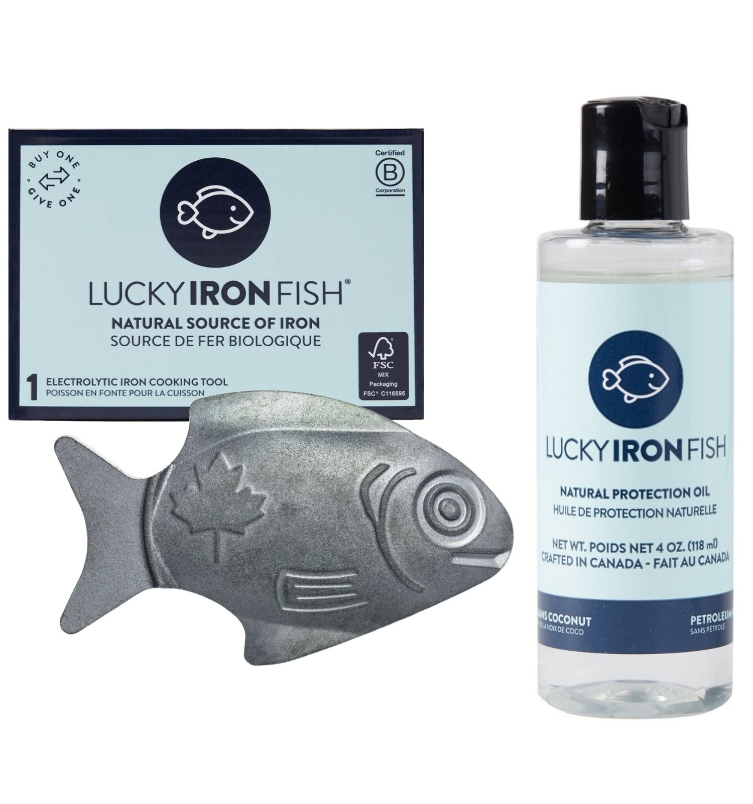 Lucky Iron Fish, A Natural Source of Iron and 4oz Natural Protection