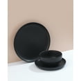 thumbnail image 5 of JoyJolt Mesa 6pc Stoneware Soup Bowl set - Matte Black, 5 of 9