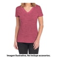 thumbnail image 2 of Playera Fruit of the Loom para Mujer, Manga Corta Cuello V, Rosa ,Talla M, 2 of 4