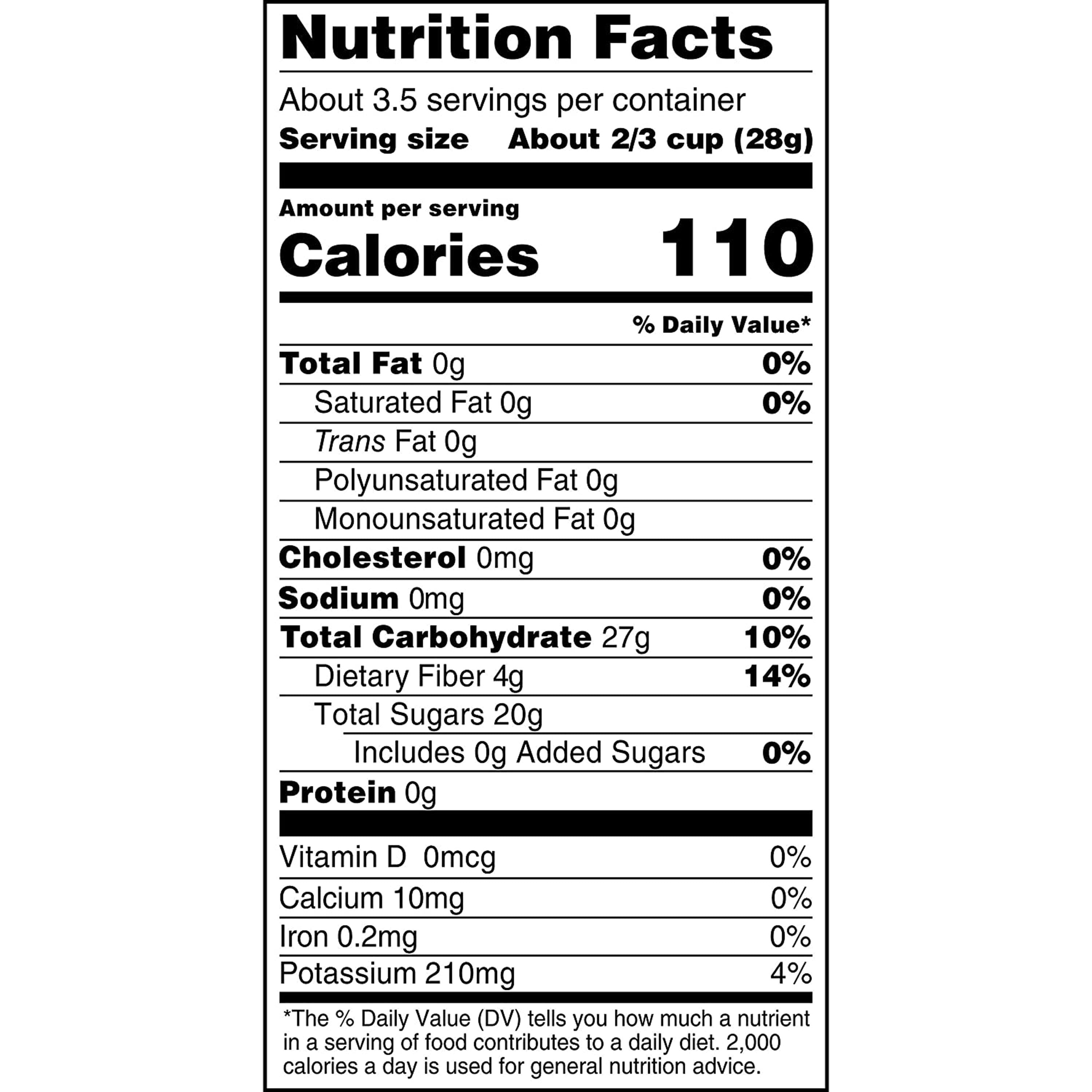 Bare, Baked Crunchy Apple Chips, Fuji & Reds, Gluten Free, 3.4 oz, 6 Count, Packaging May Vary