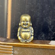 Tibet monk Pocket Buddha small statue,Brass Buddha Idol Shakyamuni Feng Shui Zen Buddhism Buddhist Gifts Meditation Zen,Car Art Wealth decor