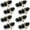 Black, variant on Versa Door Knob Black Passage Door Handle 8 Pack by Villar Home Designs